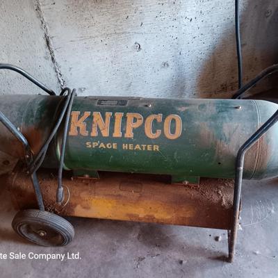 Knipco kerosene or No. 1 fuel oil only  Space heater