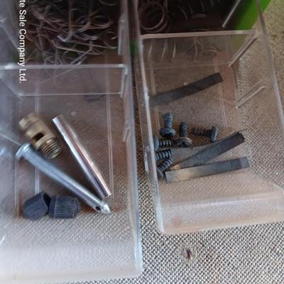 Two hardware organizers with hardware