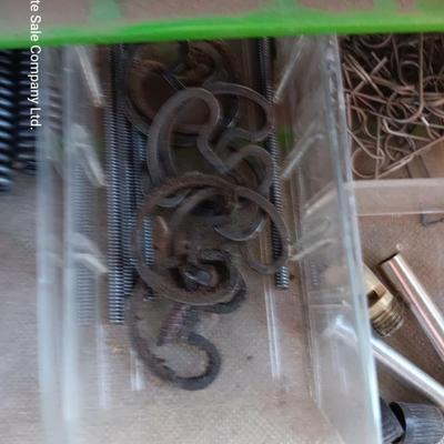 Two hardware organizers with hardware