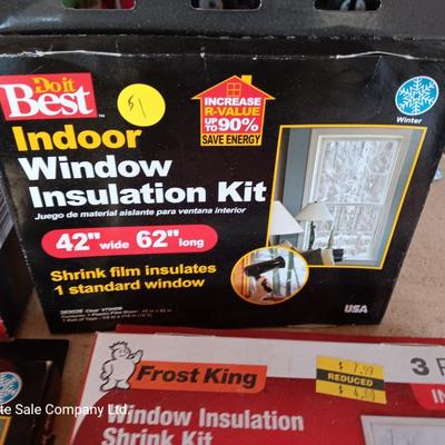 Household Insulating / weather seal items - window kits - Window shrink - weather seal NIB