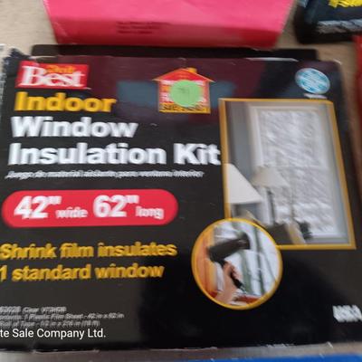 Household Insulating / weather seal items - window kits - Window shrink - weather seal NIB