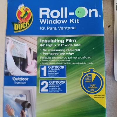 Household Insulating / weather seal items - window kits - Window shrink - weather seal NIB