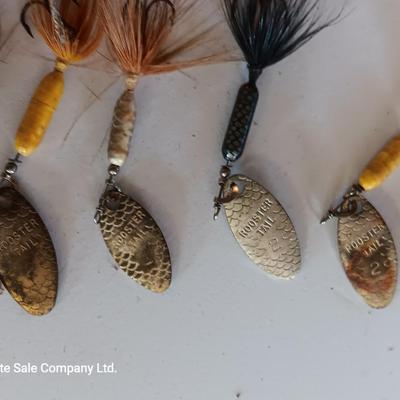 Large variety of fishing Lures - Rooster Tail Lures - Panther Martin - Mepps and others