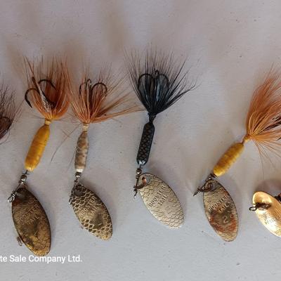 Large variety of fishing Lures - Rooster Tail Lures - Panther Martin - Mepps and others
