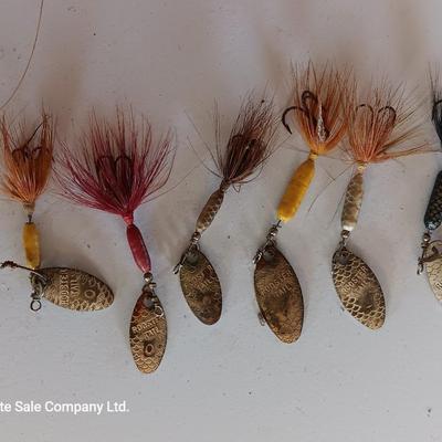 Large variety of fishing Lures - Rooster Tail Lures - Panther Martin - Mepps and others