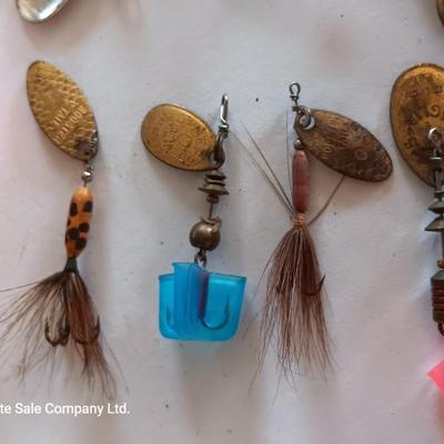 Large assortment of Fishing Lures - Panther Martin - Little Cleo - Rooster Tails - Mepps sand more