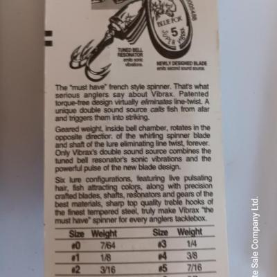 Brand new unopened fishing lures - Blue Fox