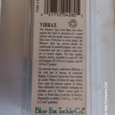 Brand new unopened fishing lures - Blue Fox