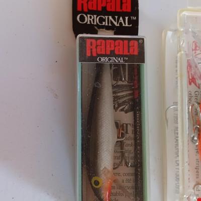 Brand new unopened fishing lures - Rebel - Rapala - Mepps -