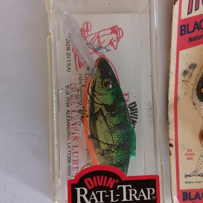 Brand new unopened fishing lures - Rebel - Rapala - Mepps -