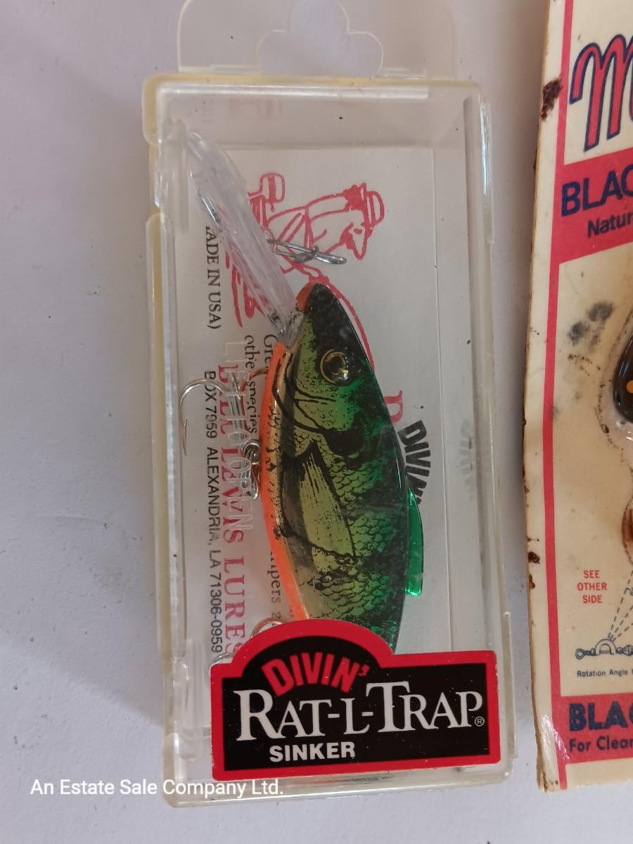 Brand new unopened fishing lures - Rebel - Rapala - Mepps 