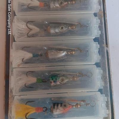 Brand new unopened Lures Vibrax 5 lures total - and two panther Martin Lures