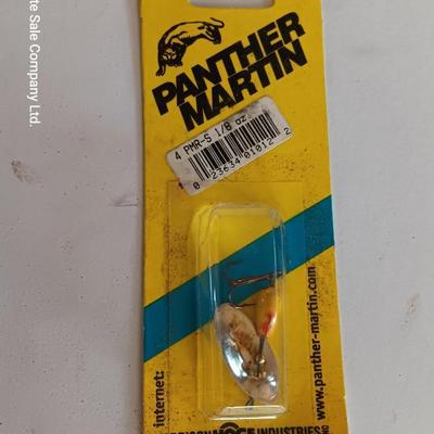 Brand new unopened Lures Vibrax 5 lures total - and two panther Martin Lures