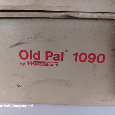 Old Pal 1090 Fishing tackle box with remainder of Fishing tackle -