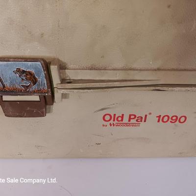 Old Pal 1090 Fishing tackle box with remainder of Fishing tackle -