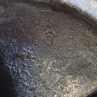 Camping pans - Cast Iron Griddle - Popcorn maker - handheld grate - and large frying pan