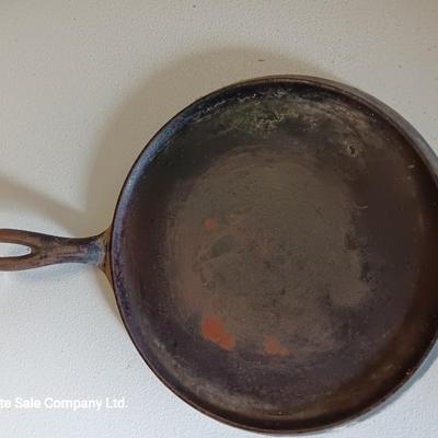 Camping pans - Cast Iron Griddle - Popcorn maker - handheld grate - and large frying pan