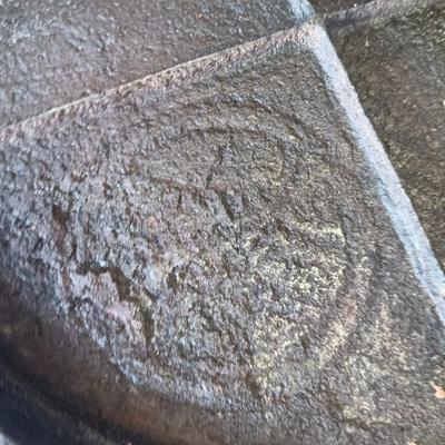 Camping pans - Cast Iron Griddle - Popcorn maker - handheld grate - and large frying pan