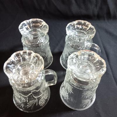Four Tiara Exclusives Ponderosa Pine master handled Mugs