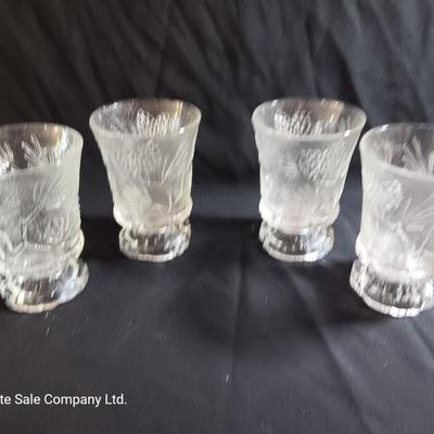 Four Tiara Exclusives Ponderosa Pine master glasses