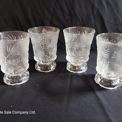 Four Tiara Exclusives Ponderosa Pine master glasses