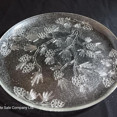 Four Tiara Exclusives Ponderosa Pine 12 inch Platter