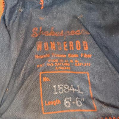 Antique fishing poles & parts