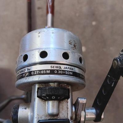 Two nice fishing poles with reels - Pack Rod - and CW 300