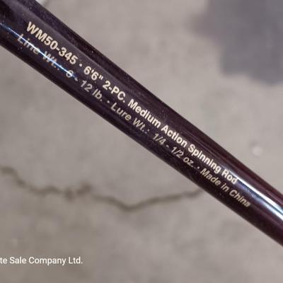 Two nice fishing poles with reels - Pack Rod - and CW 300