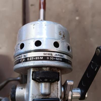 Two nice fishing poles with reels - Pack Rod - and CW 300