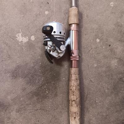 Two nice fishing poles with reels - Pack Rod - and CW 300