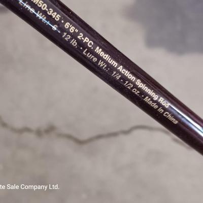 Two nice fishing poles with reels - Pack Rod - and CW 300