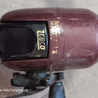 Two nice fishing poles with reels - Zebco Classic & Shakespeare Contender