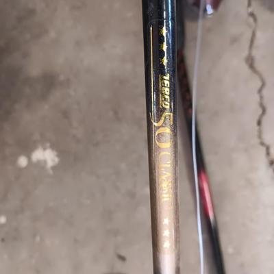 Two nice fishing poles with reels - Zebco Classic & Shakespeare Contender