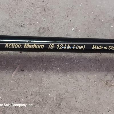 Two nice fishing poles with reels - Zebco Classic & Shakespeare Contender