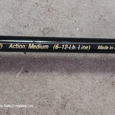 Two nice fishing poles with reels - Zebco Classic & Shakespeare Contender