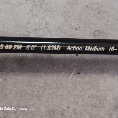 Two nice fishing poles with reels - Zebco Classic & Shakespeare Contender