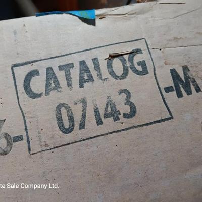 Frank A. Edmunds & Co. Antique Quilting frame and stand with instructions in original box