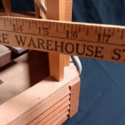 Medium sized lighted wooden Gazebo for display or Dolls