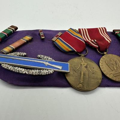 Military Ribbons & Medals (lot 8)
