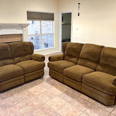 Reclining Sofa Set ~Man Cave~ Read Details