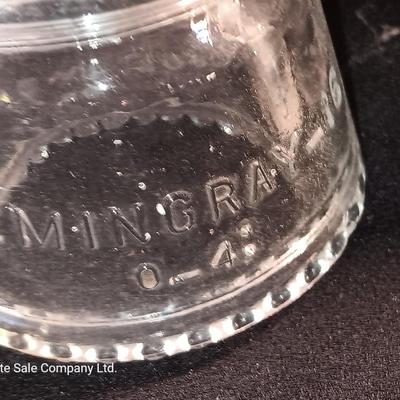 Clear glass Insulators - Hemingray - Dominion - Whitall Tatum No.1