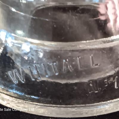 Clear glass Insulators - Hemingray - Dominion - Whitall Tatum No.1