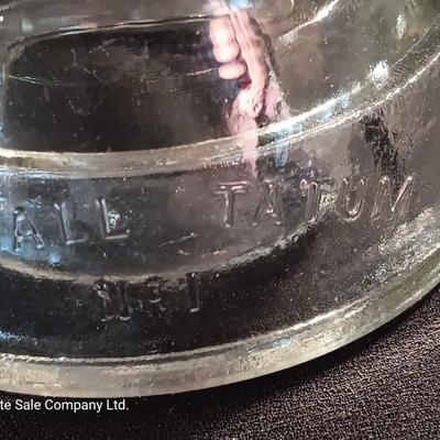 Clear glass Insulators - Hemingray - Dominion - Whitall Tatum No.1