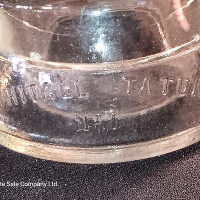 Clear glass Insulators - Hemingray - Dominion - Whitall Tatum No.1