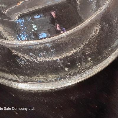 Clear glass Insulators - Hemingray - Dominion - Whitall Tatum No.1