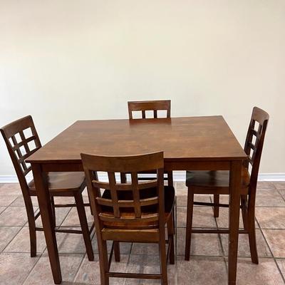 Crown Mark Counter Height Table & Chairs