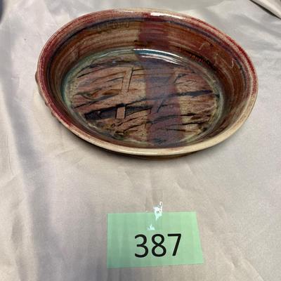 Artist signed Pottery bowl
