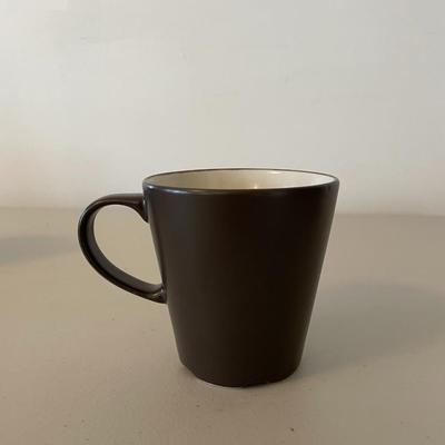 Set of 4 Black Coffee Mugs