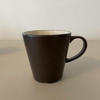 Set of 4 Black Coffee Mugs
